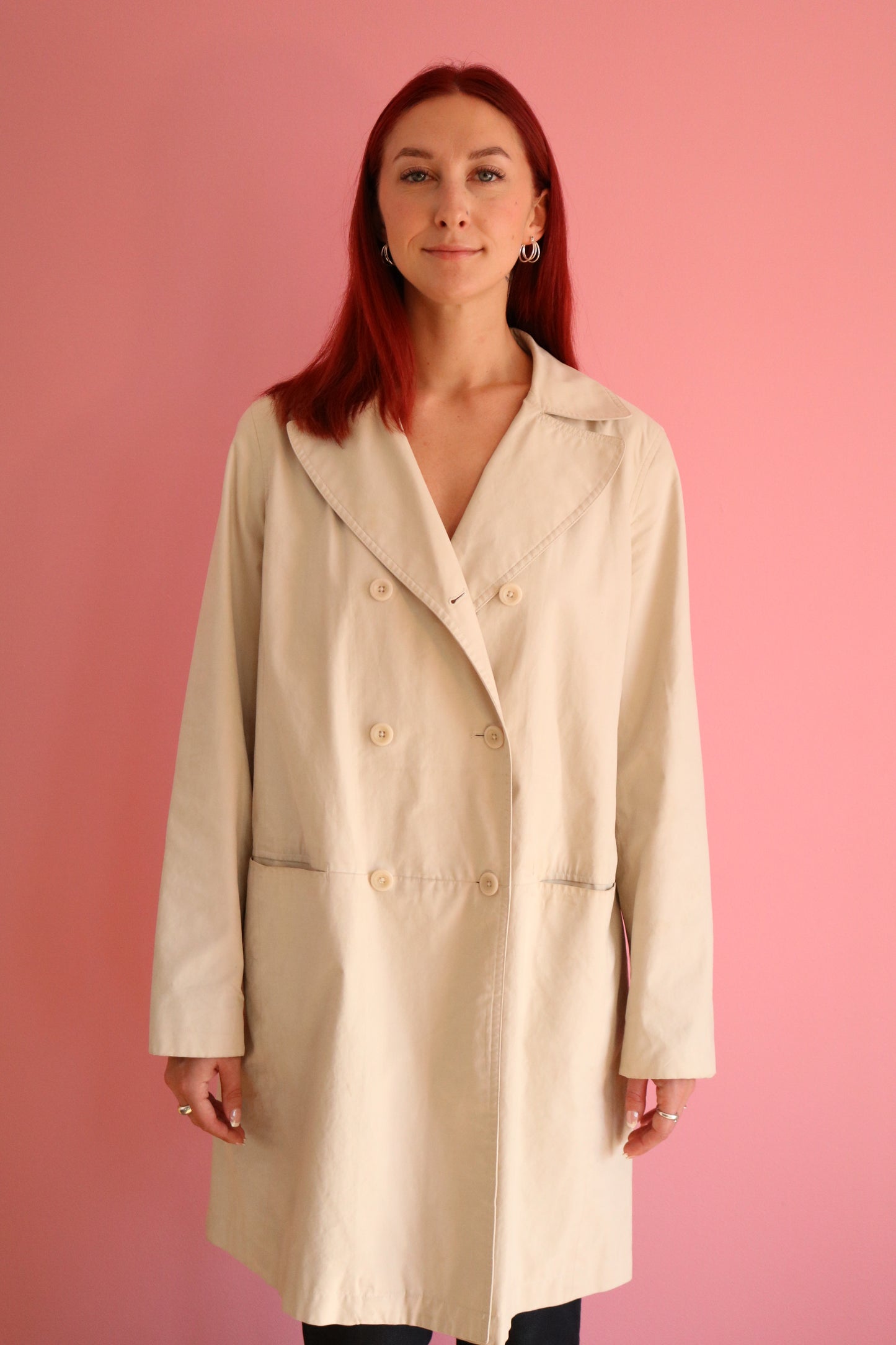 TRENCH COAT BLANC CRÈME