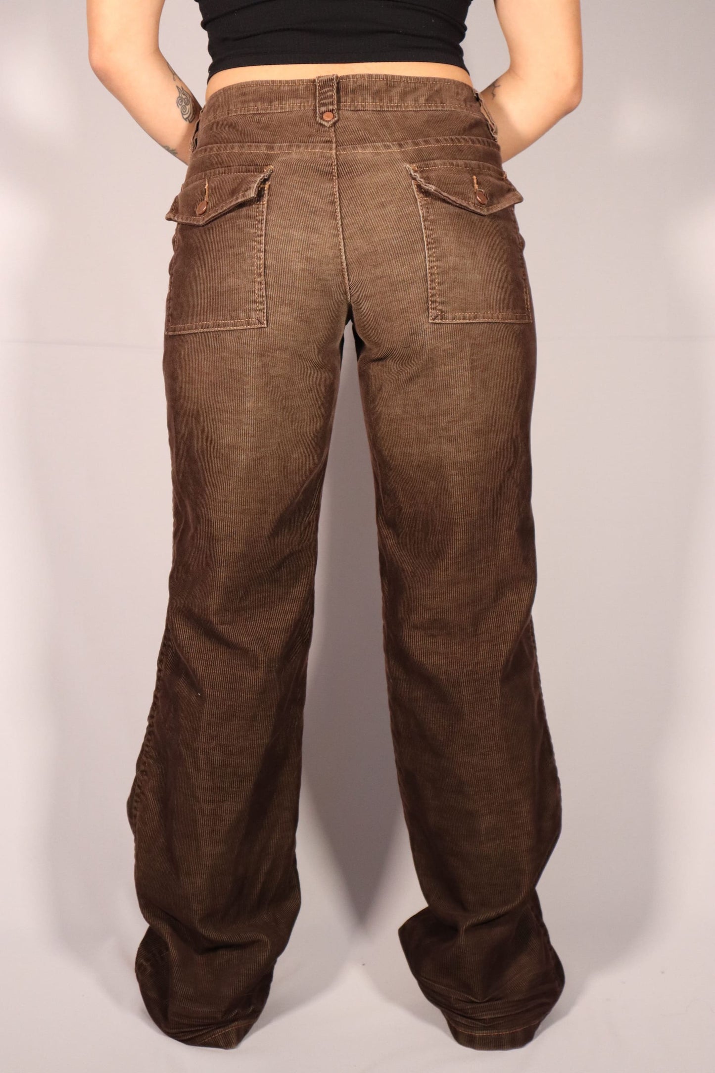 PANTALON CORDUROY BRUN