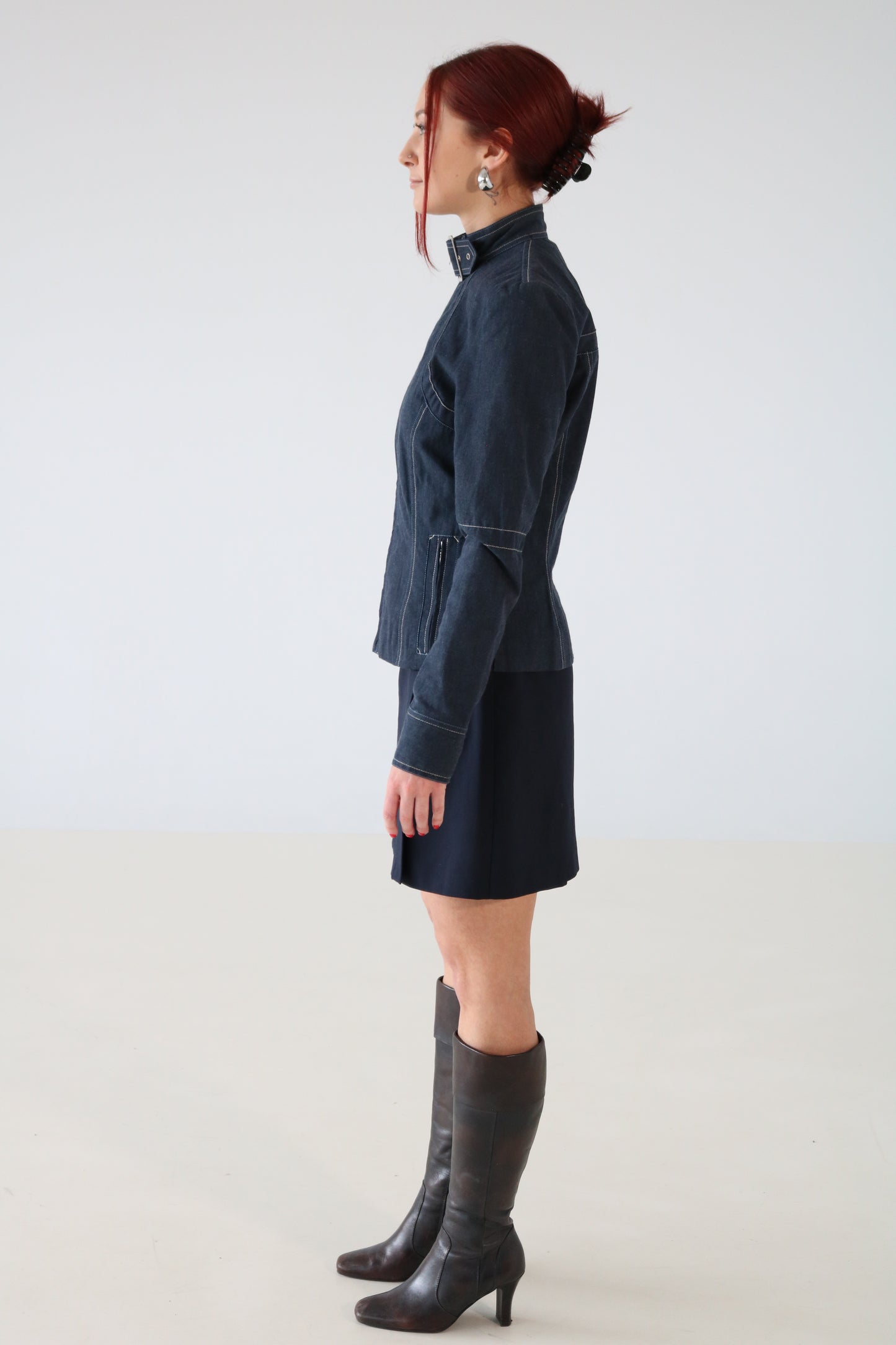 VESTE CHIC BLEU MARIN