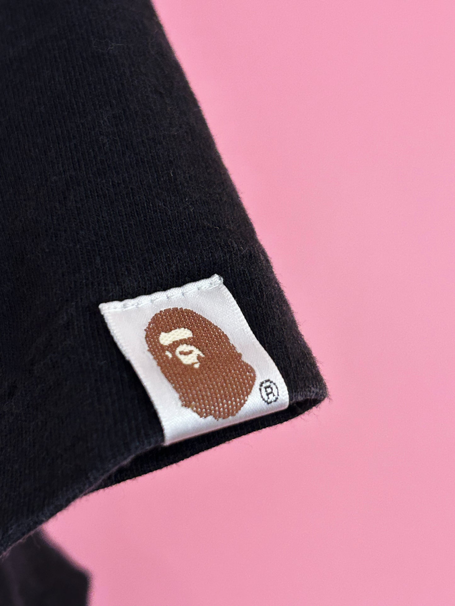 T-SHIRT BAPE BABY MILO NOIR