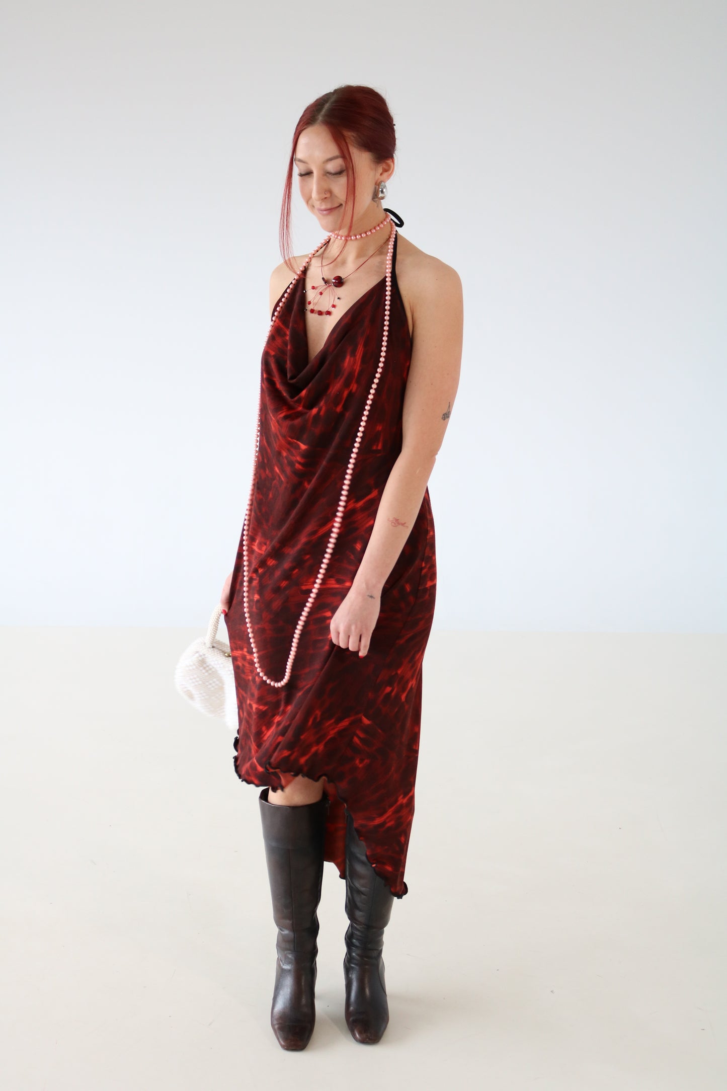 ROBE MAXI ROUGE