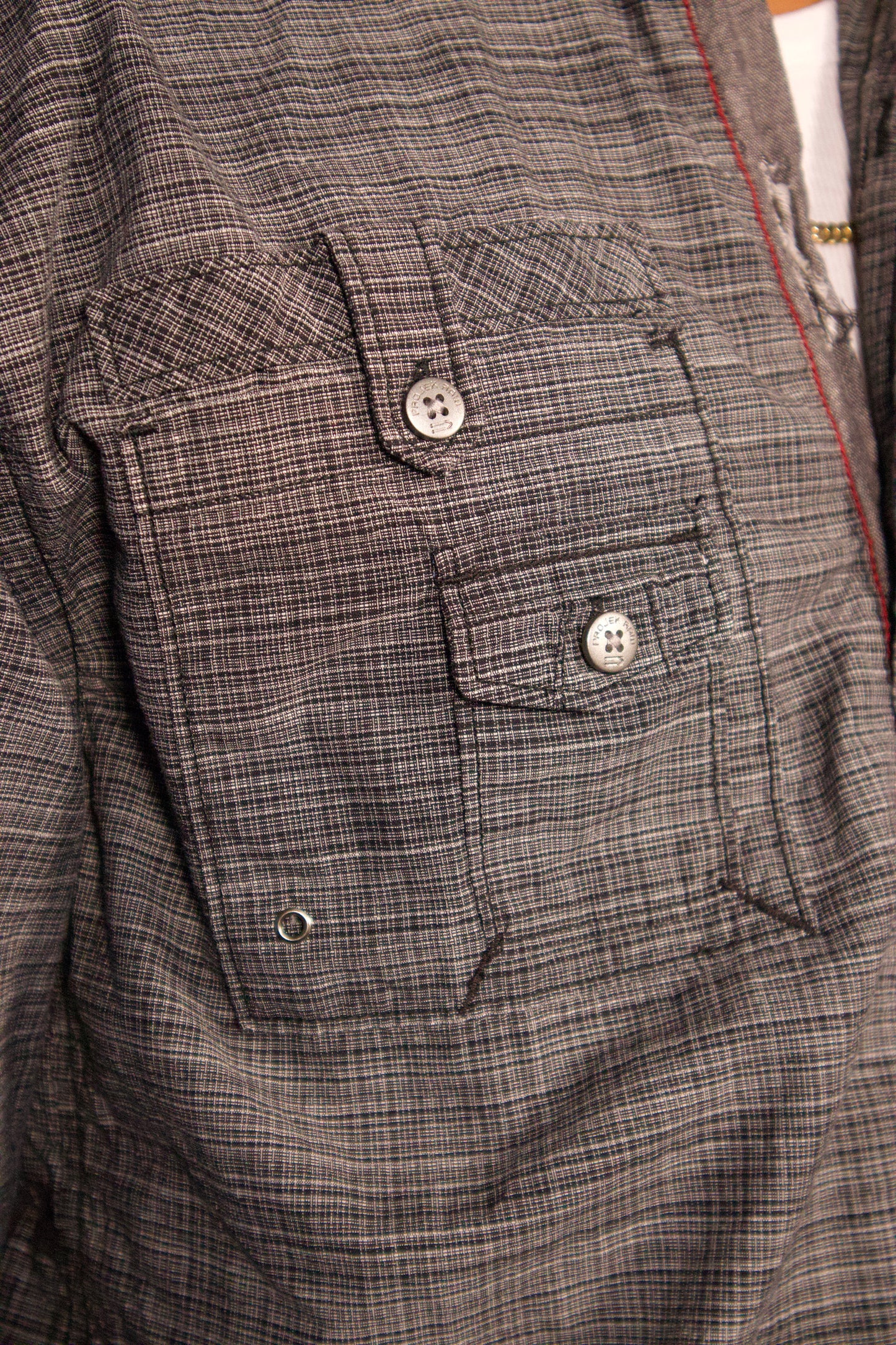 CHEMISE À MANCHES LONGUES GRIS FONCÉ