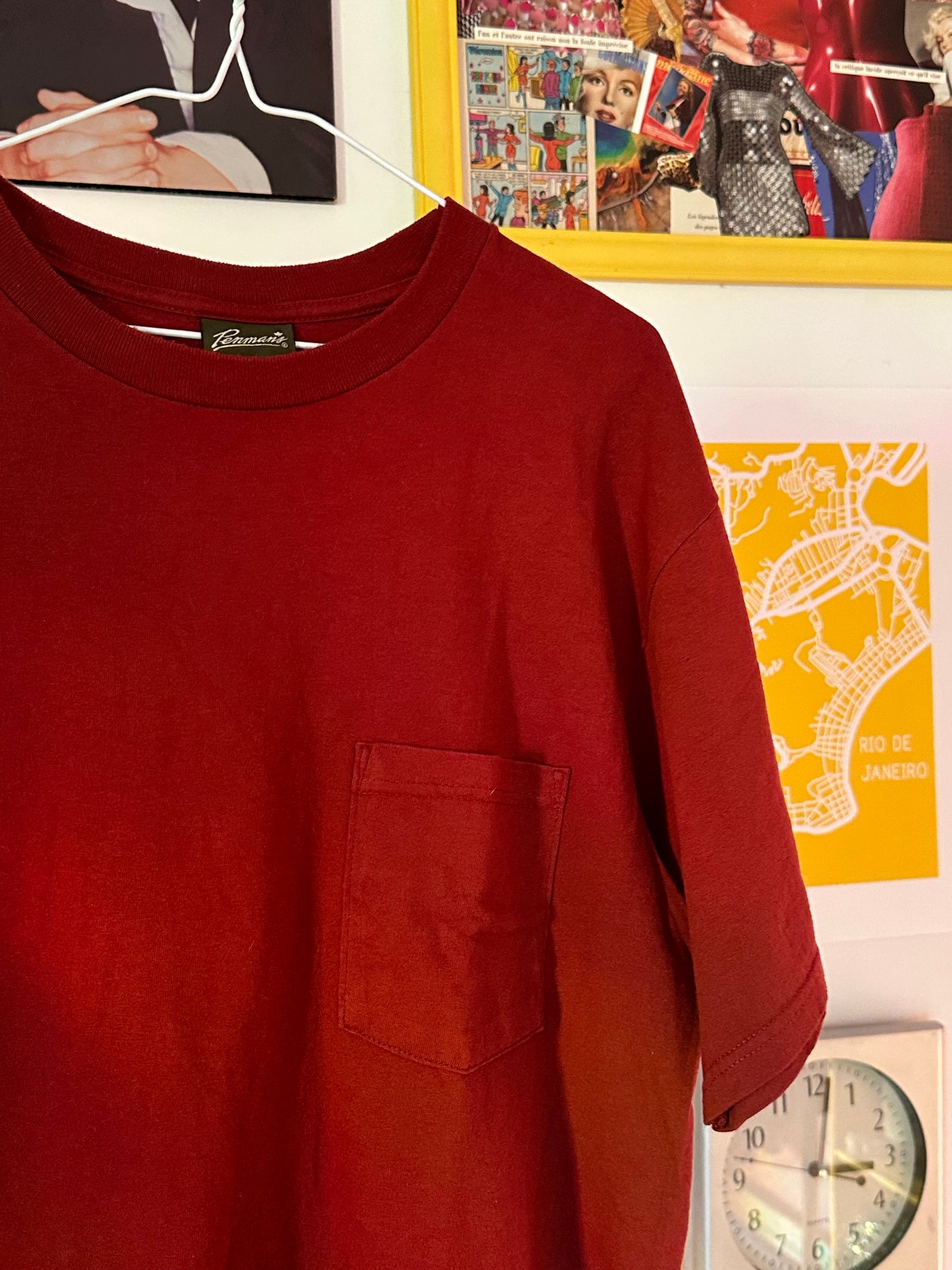 TSHIRT ROUGE BRULÉ