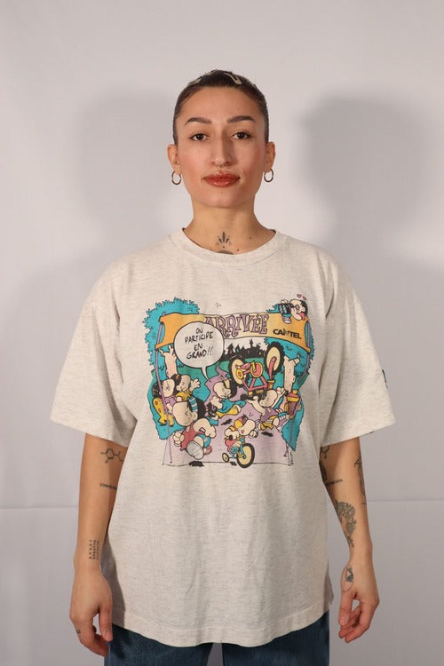 T-SHIRT VINTAGE AVEC CARTOON