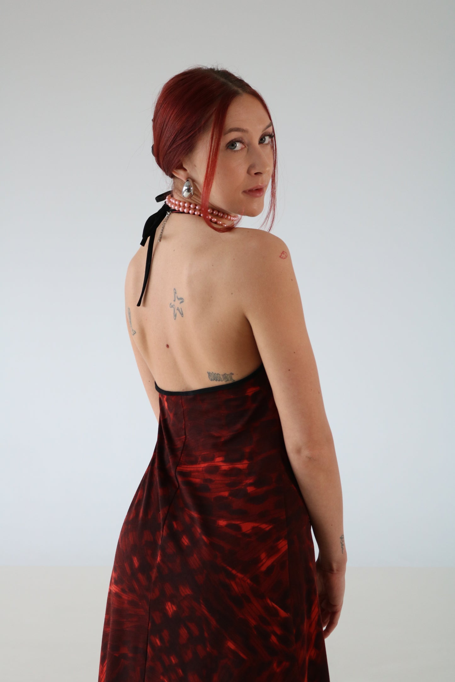 ROBE MAXI ROUGE