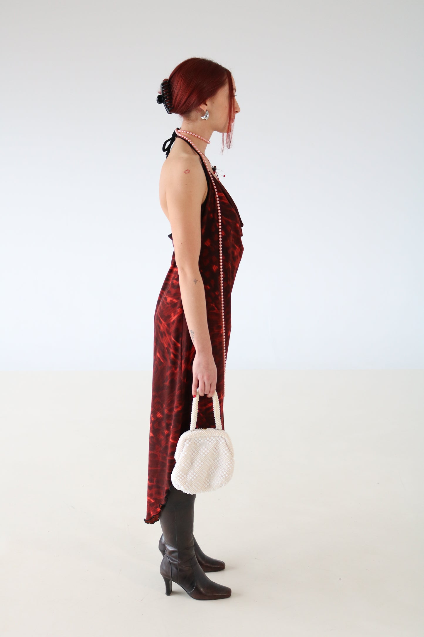 ROBE MAXI ROUGE