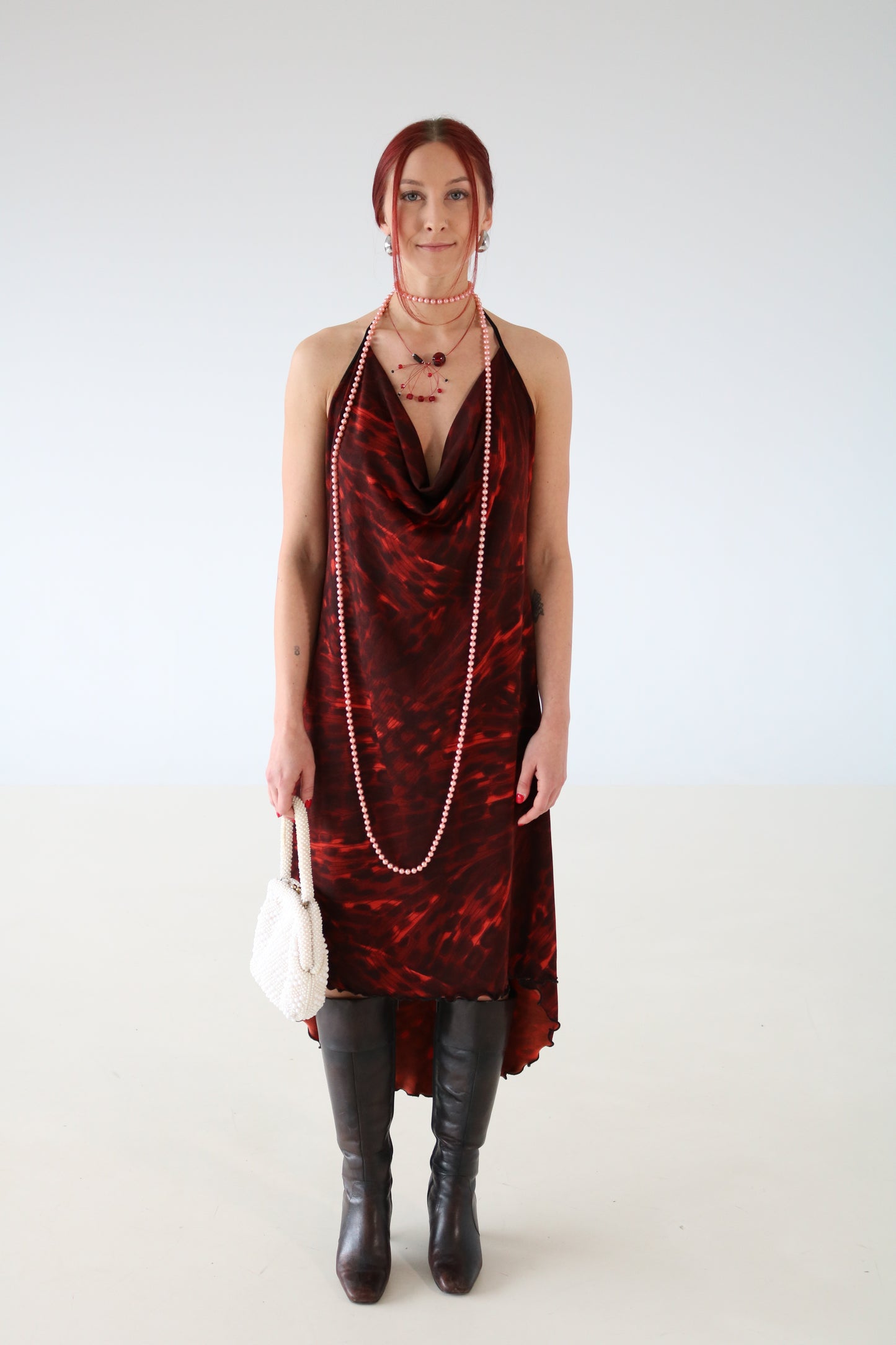 ROBE MAXI ROUGE