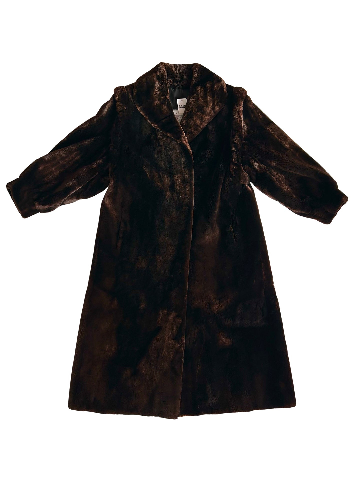 MANTEAU DE FOURRURE ACAJOU