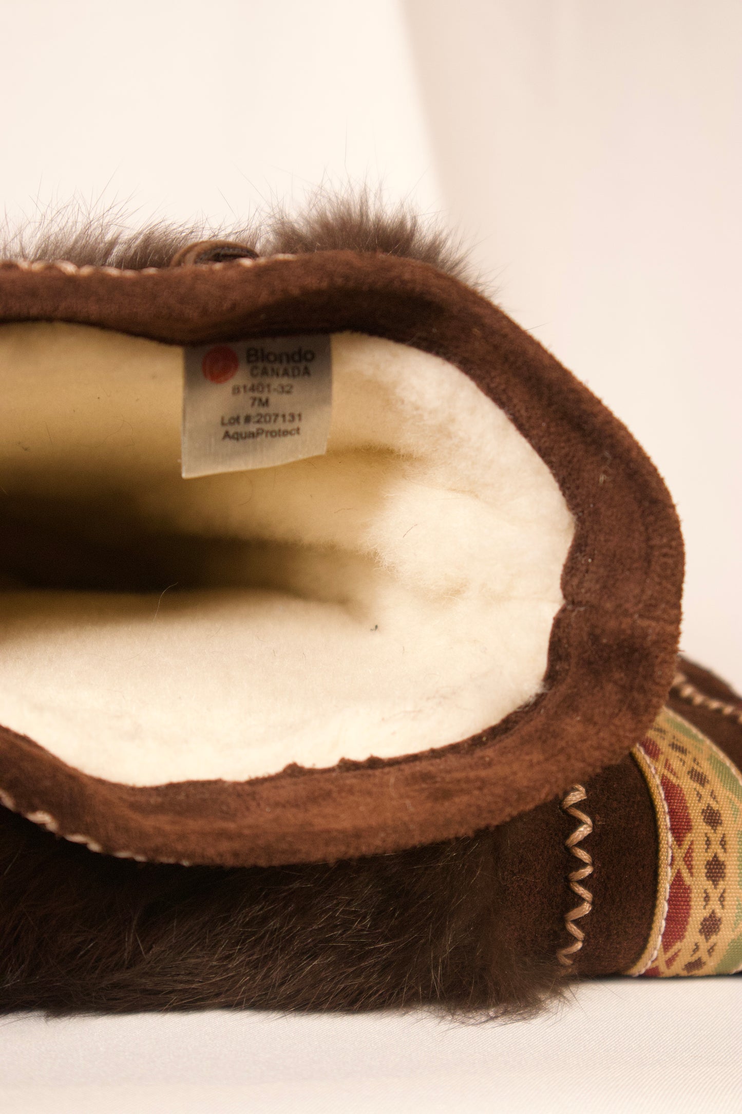 BOTTES DE POIL BRUN FONCÉ