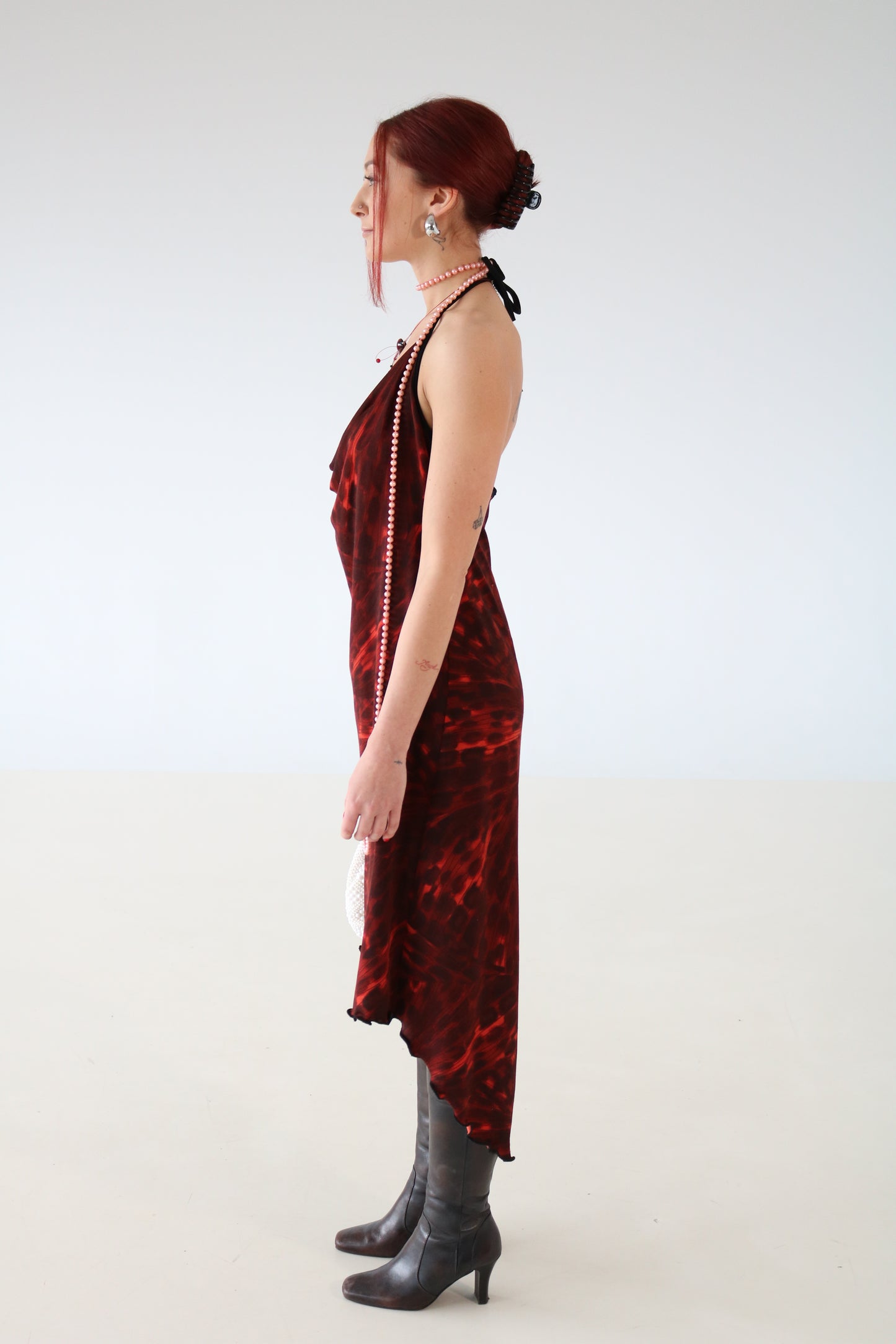 ROBE MAXI ROUGE