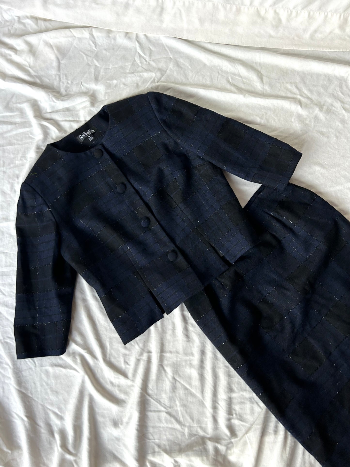 ENSEMBLE TAILLEUR A CARREAUX