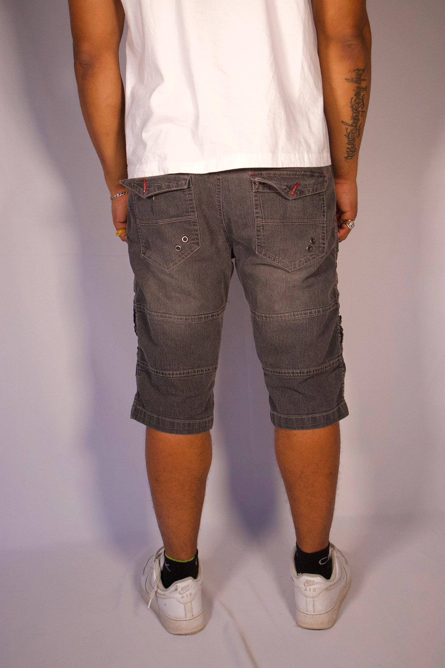 SHORTS CARGO GRIS