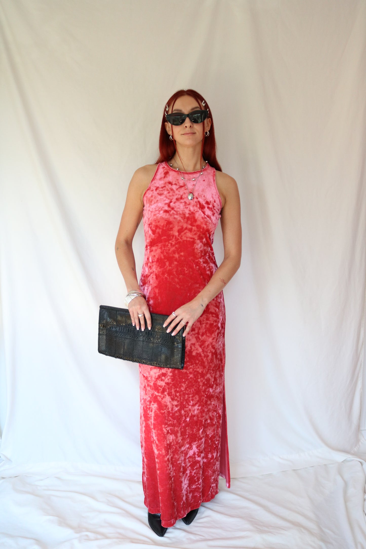ROBE VELVET ROSE