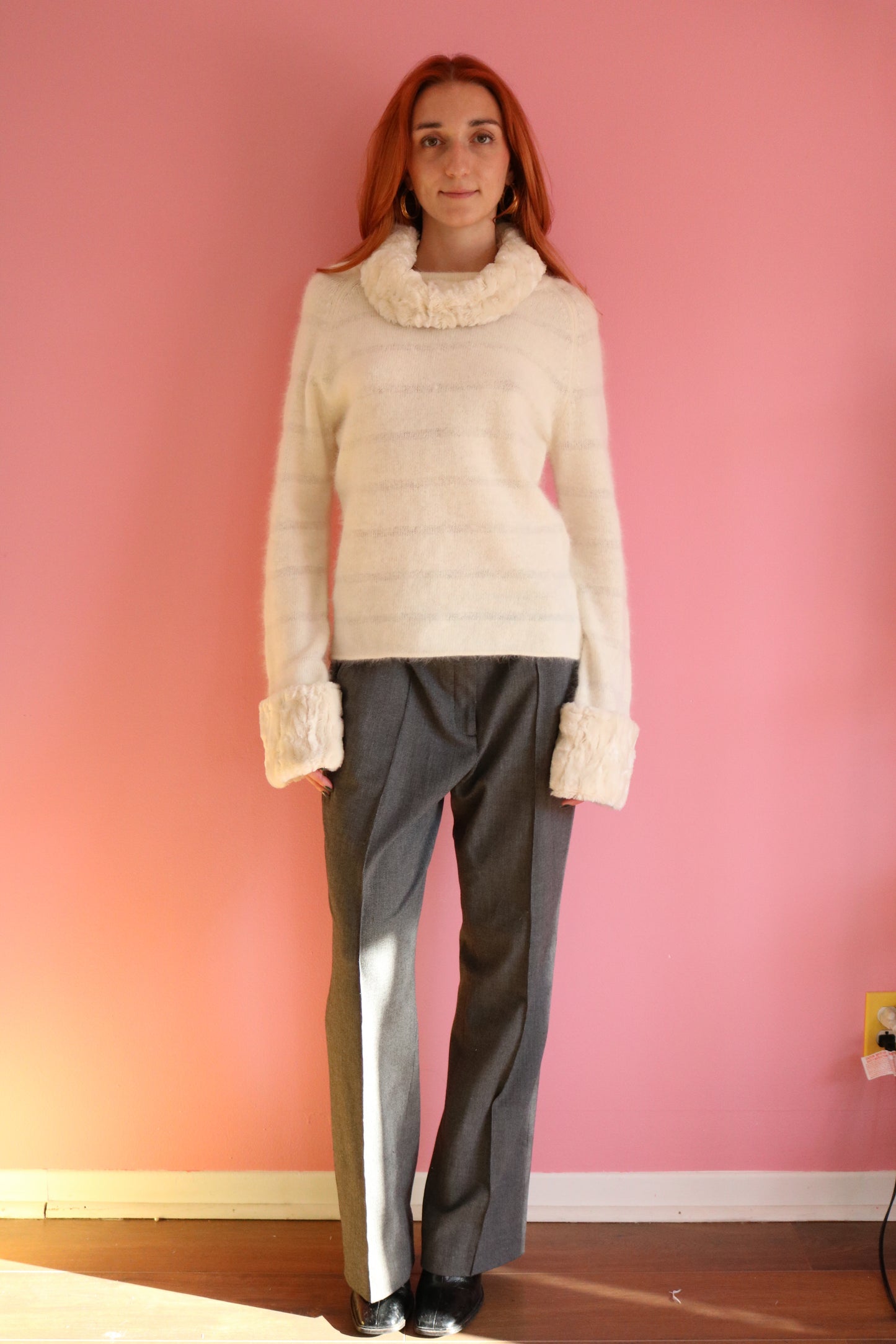 PANTALON TAILLEUR GRIS