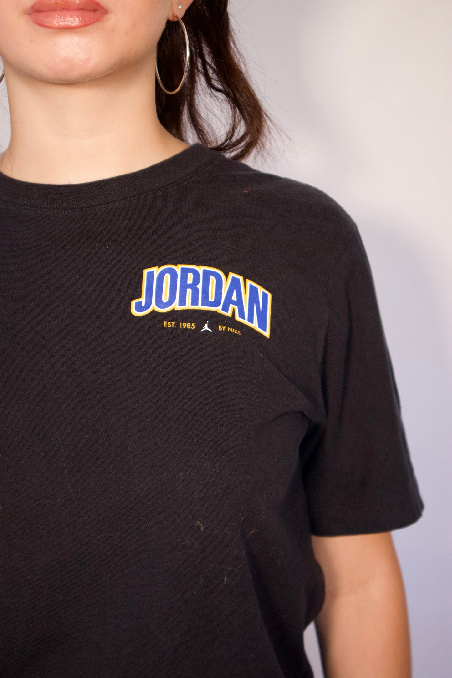 CHANDAIL MANCHES COURTES NOIR DE SPORT