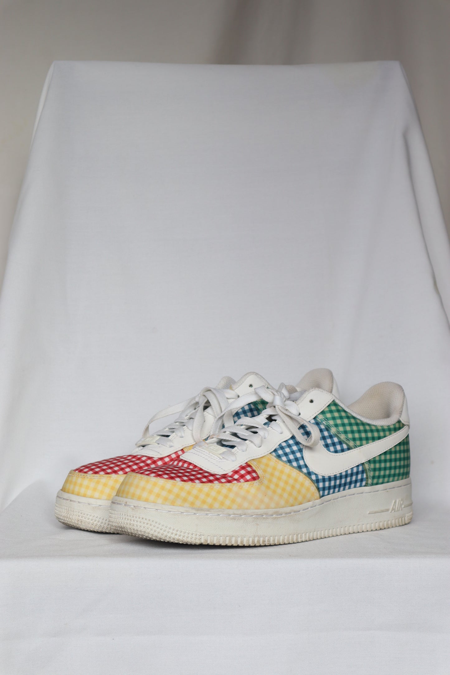 SNEAKERS COLORÉS AU MOTIFS VICHY