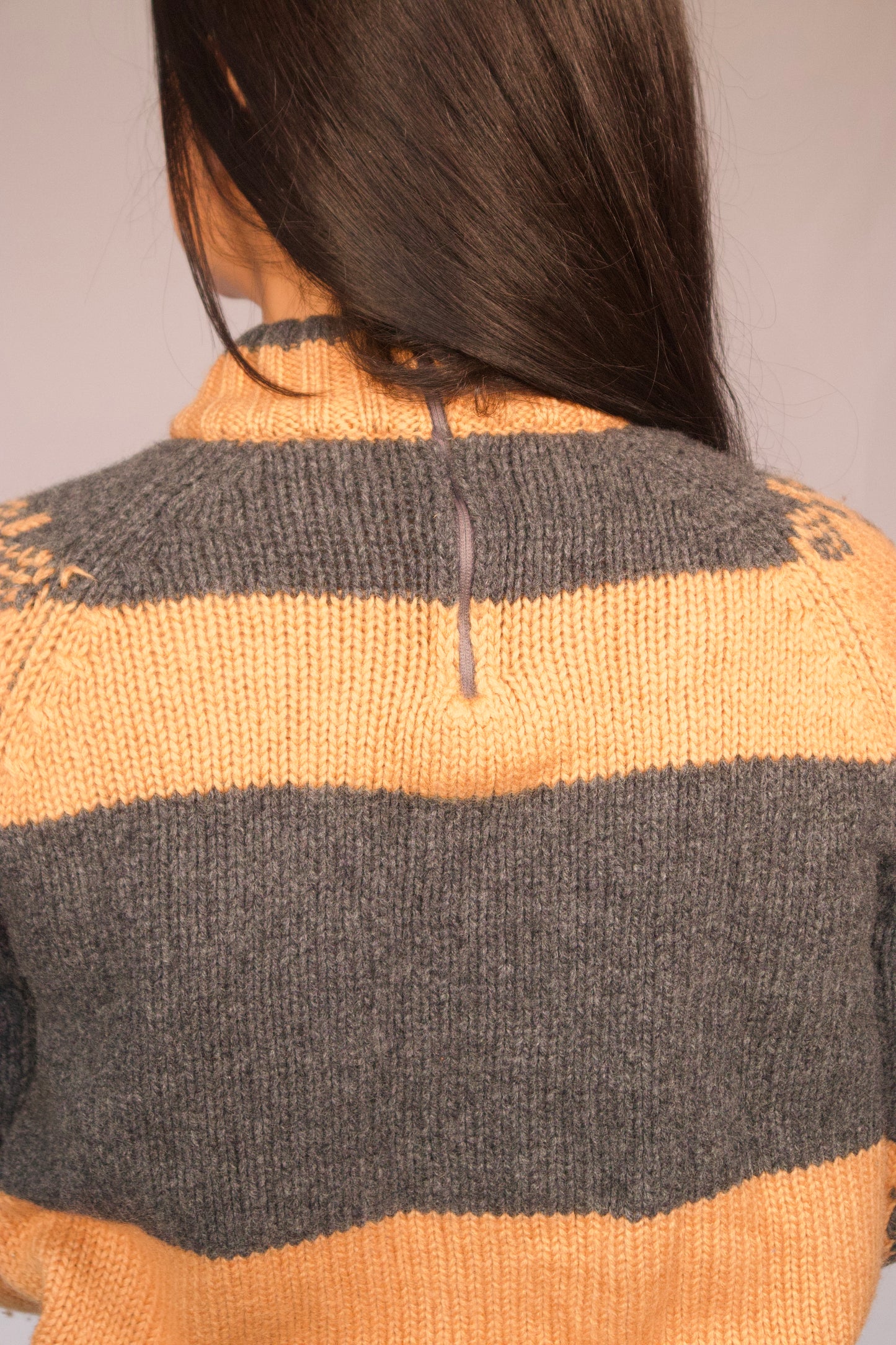 col montant tricot Mister Leonard détail