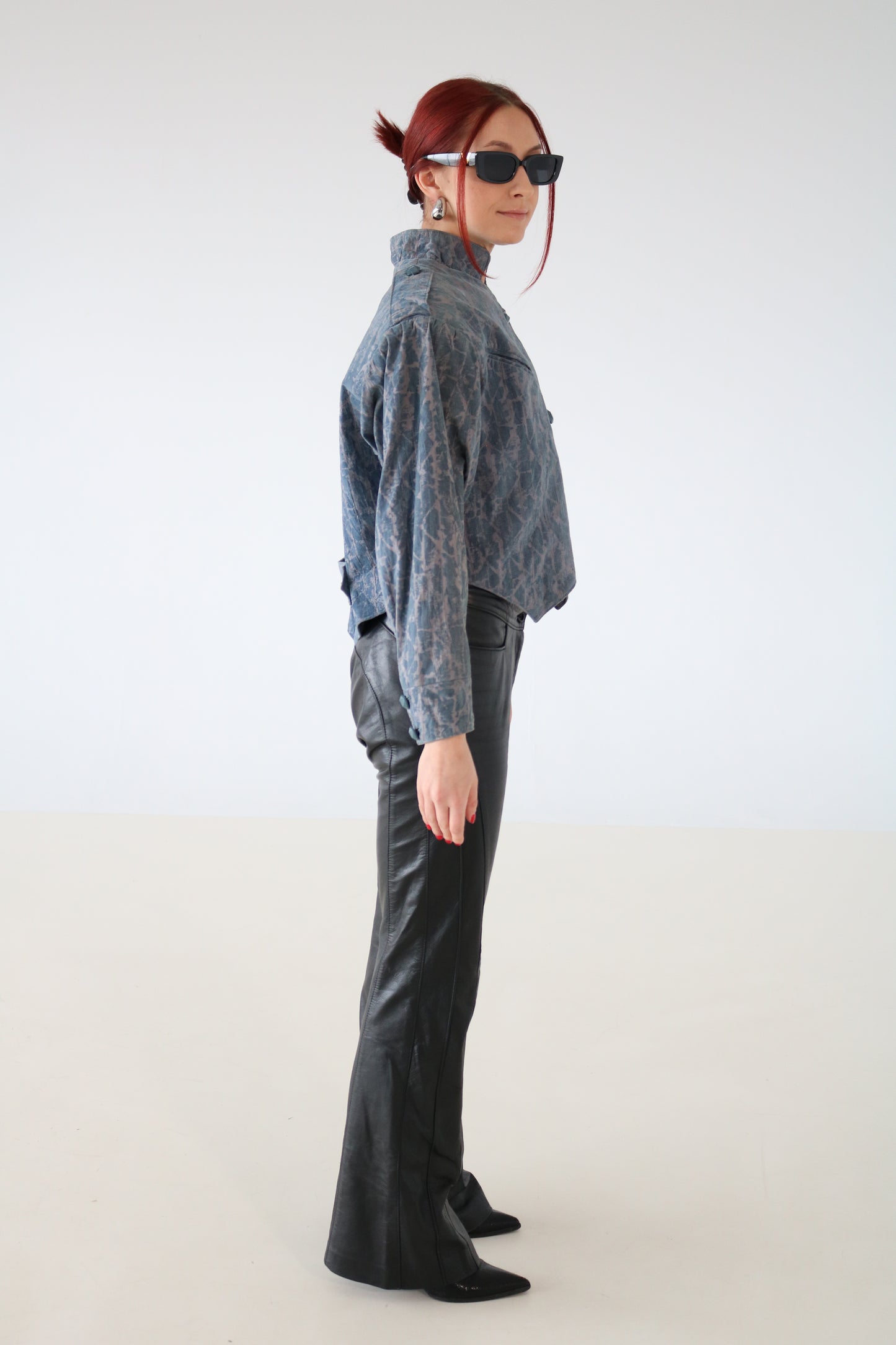 VESTE RETRO BLEU