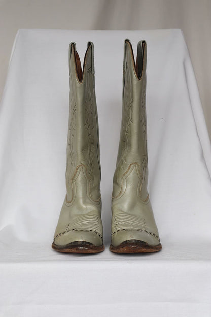 BOTTES COWBOY PISTACHE