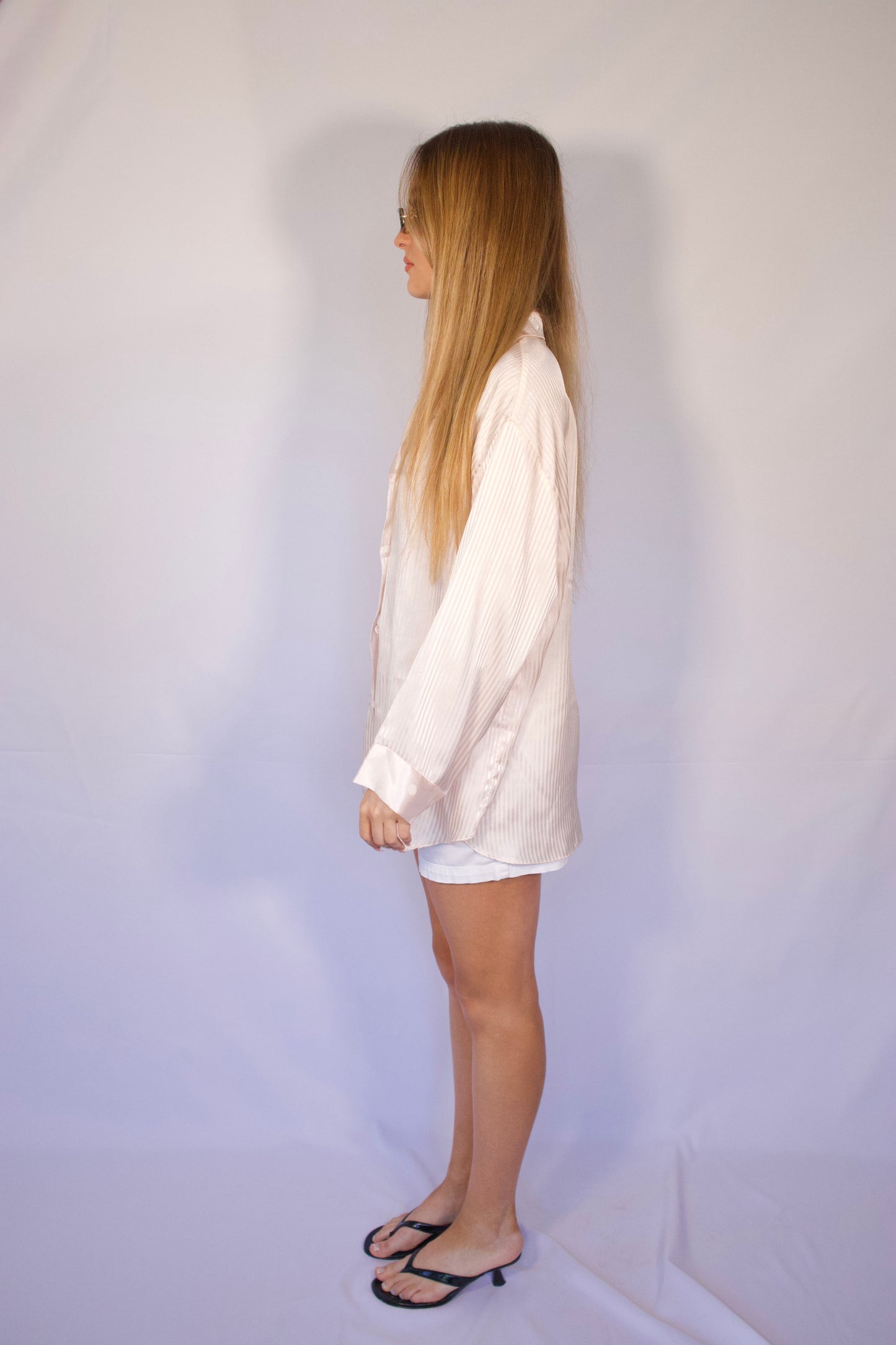 CHEMISE CHAMPAGNE SATINÉ