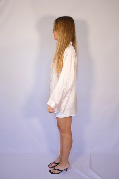 CHEMISE CHAMPAGNE SATINÉ