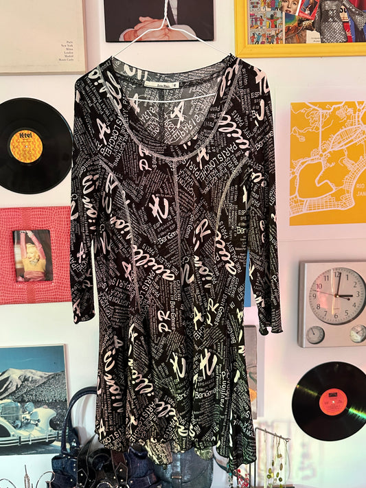 ROBE VINTAGE NOIR