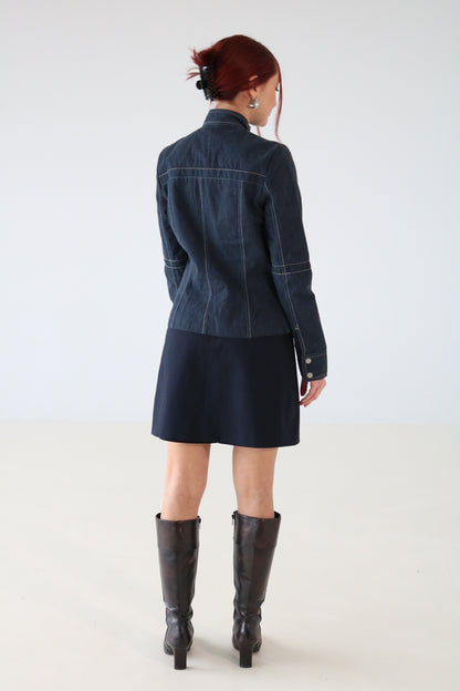 VESTE CHIC BLEU MARIN