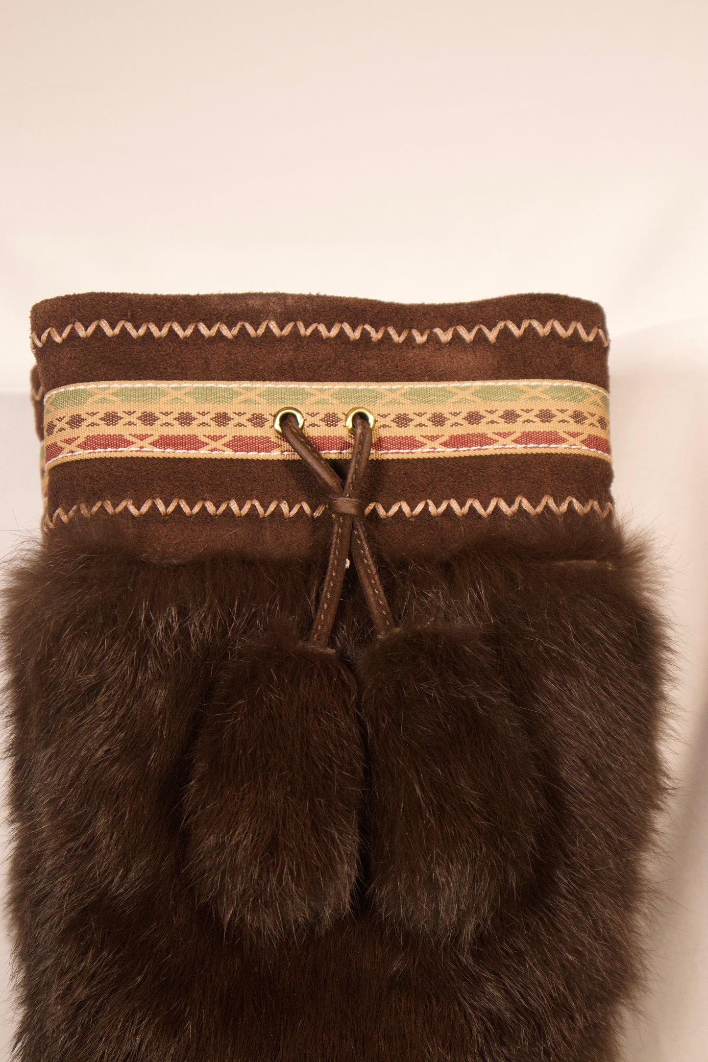 BOTTES DE POIL BRUN FONCÉ