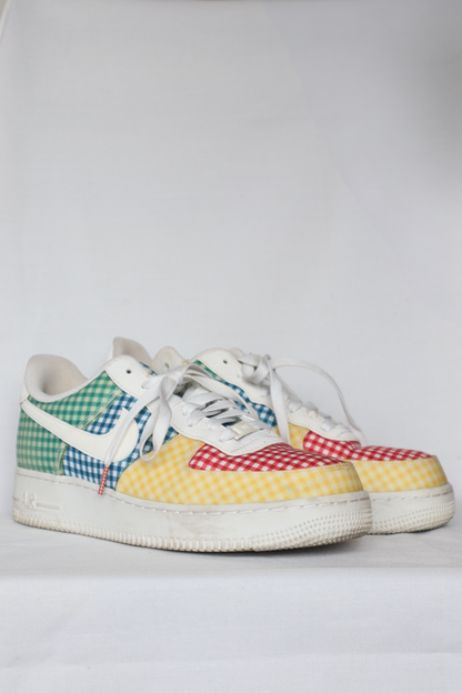SNEAKERS COLORÉS AU MOTIFS VICHY