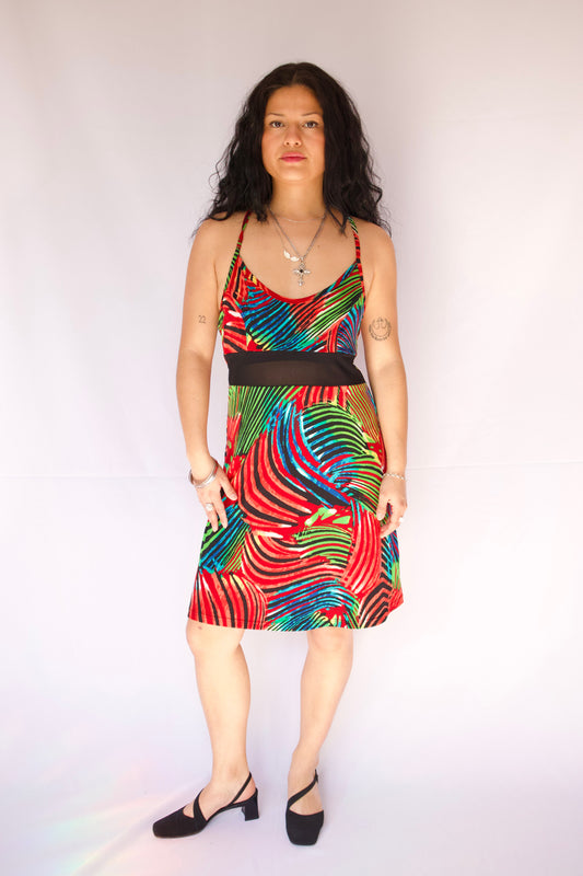 ROBE COLORÉE ETLIGNÉE