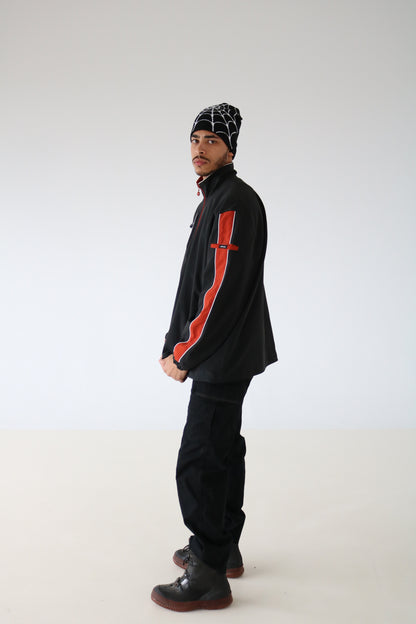VESTE NOIR ET ORANGE