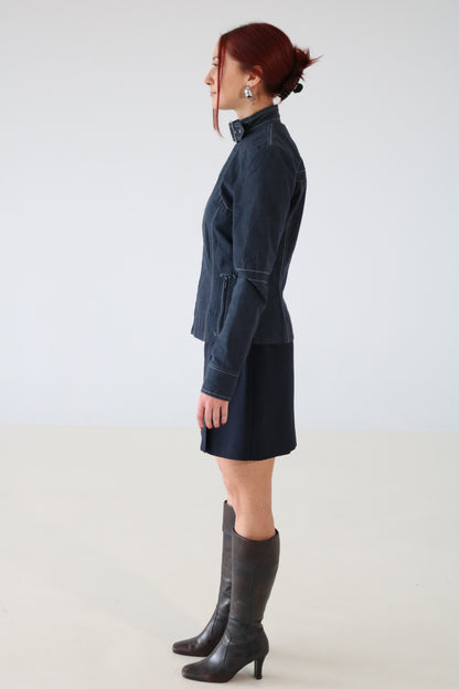 VESTE CHIC BLEU MARIN
