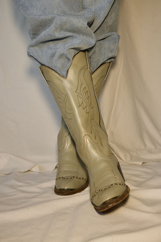 BOTTES COWBOY PISTACHE
