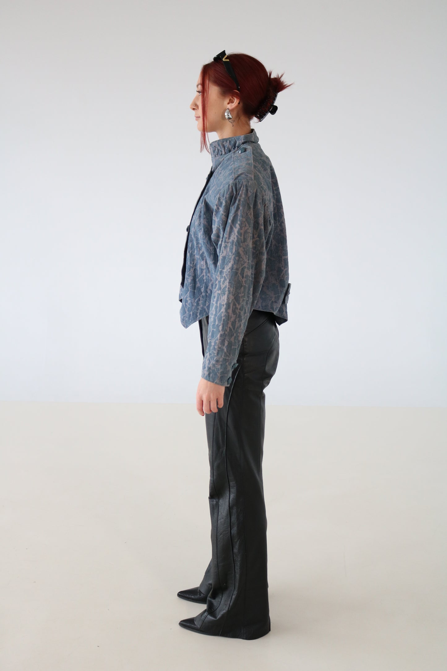 VESTE RETRO BLEU