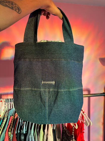 TINY TOTE BAG EN JEANS
