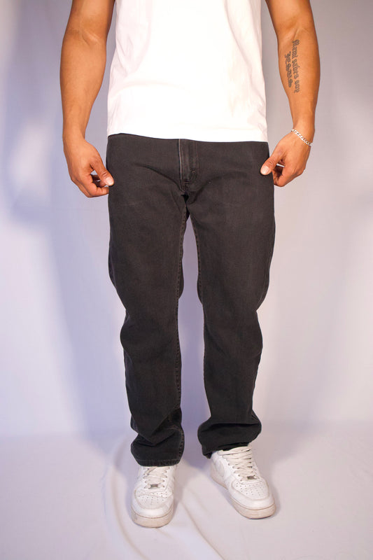 PANTALON EN DENIM NOIR