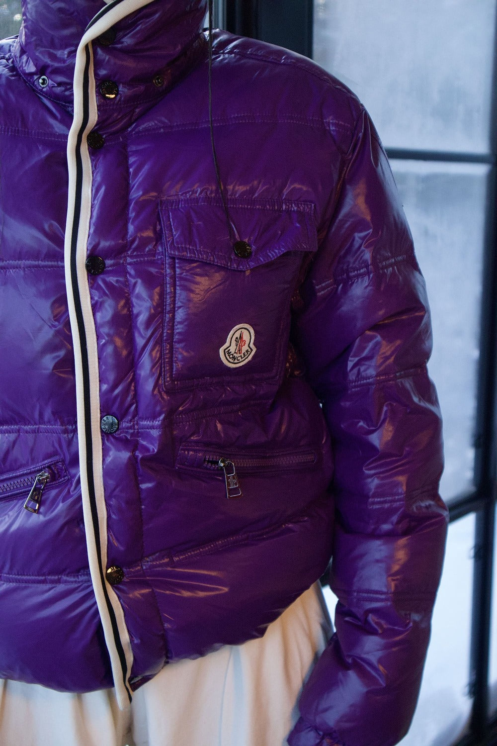 MANTEAU PUFFER MAUVE