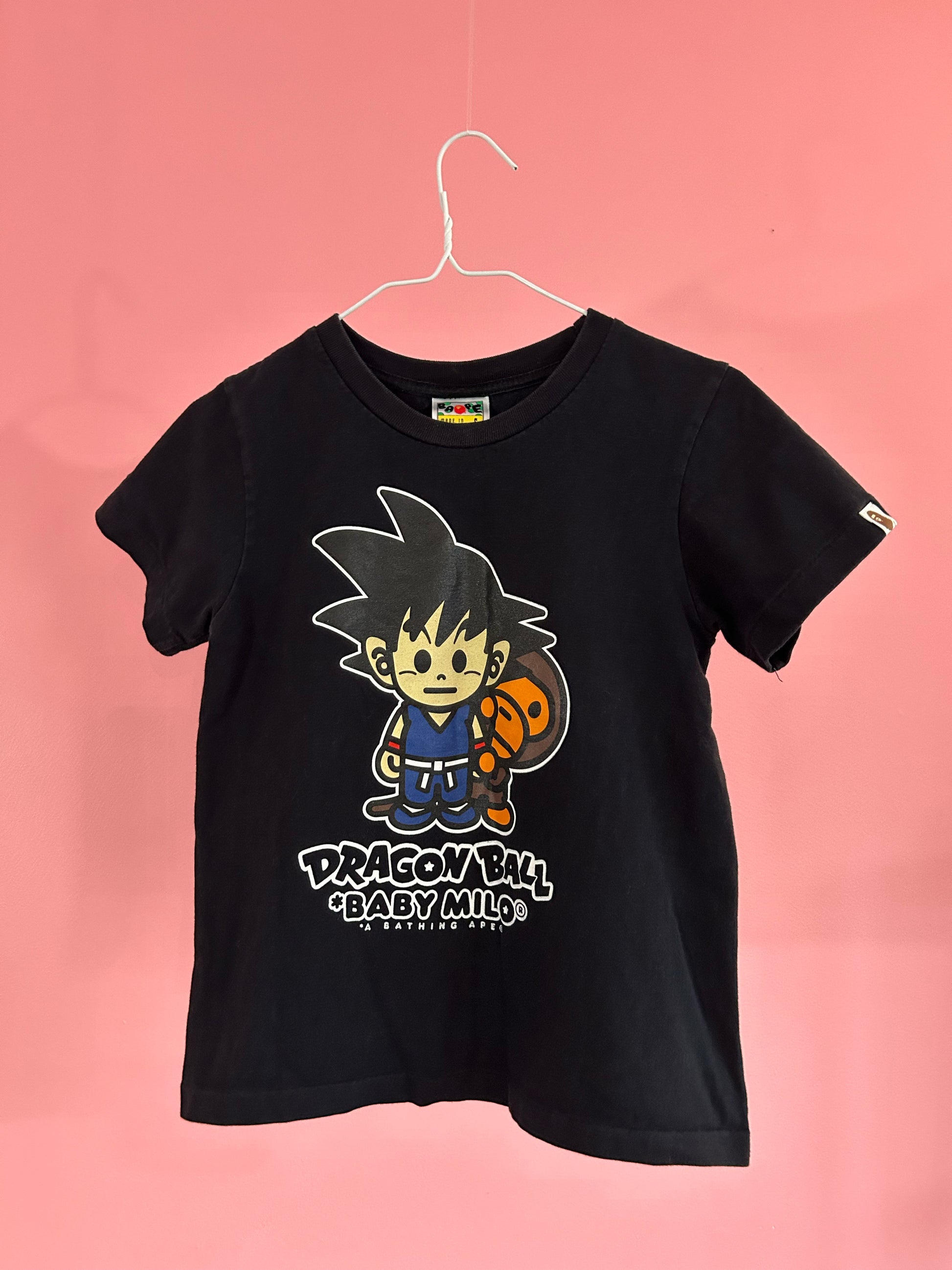 T-SHIRT BAPE BABY MILO NOIR