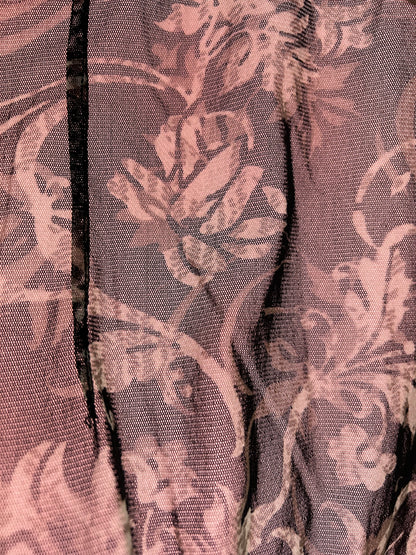 CHEMISE NOIR À FLEUR
