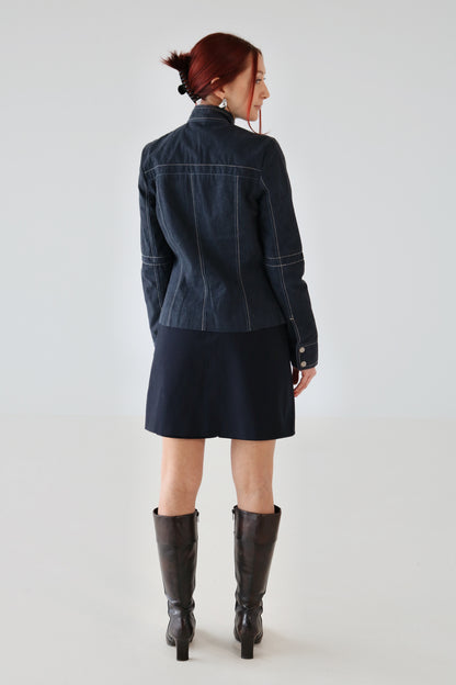 VESTE CHIC BLEU MARIN