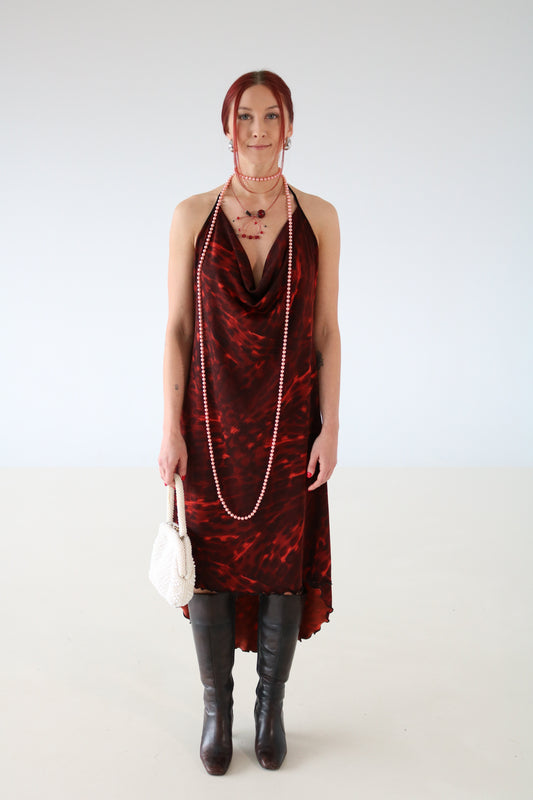 ROBE MAXI ROUGE