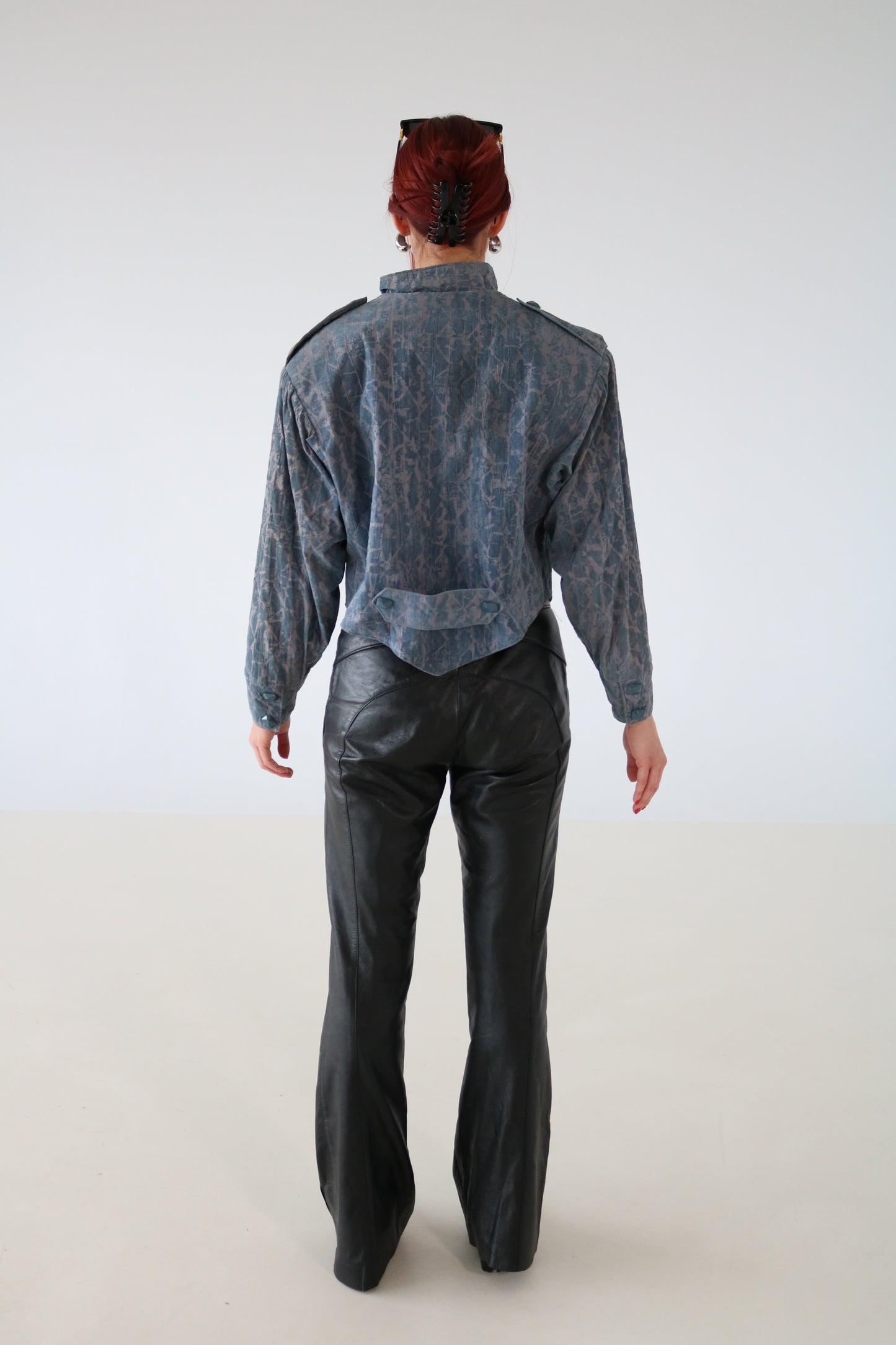 VESTE RETRO BLEU