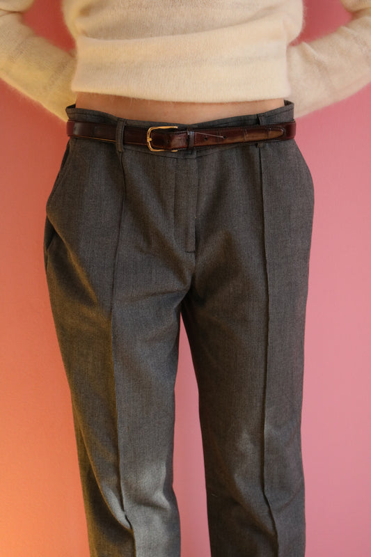 PANTALON TAILLEUR GRIS