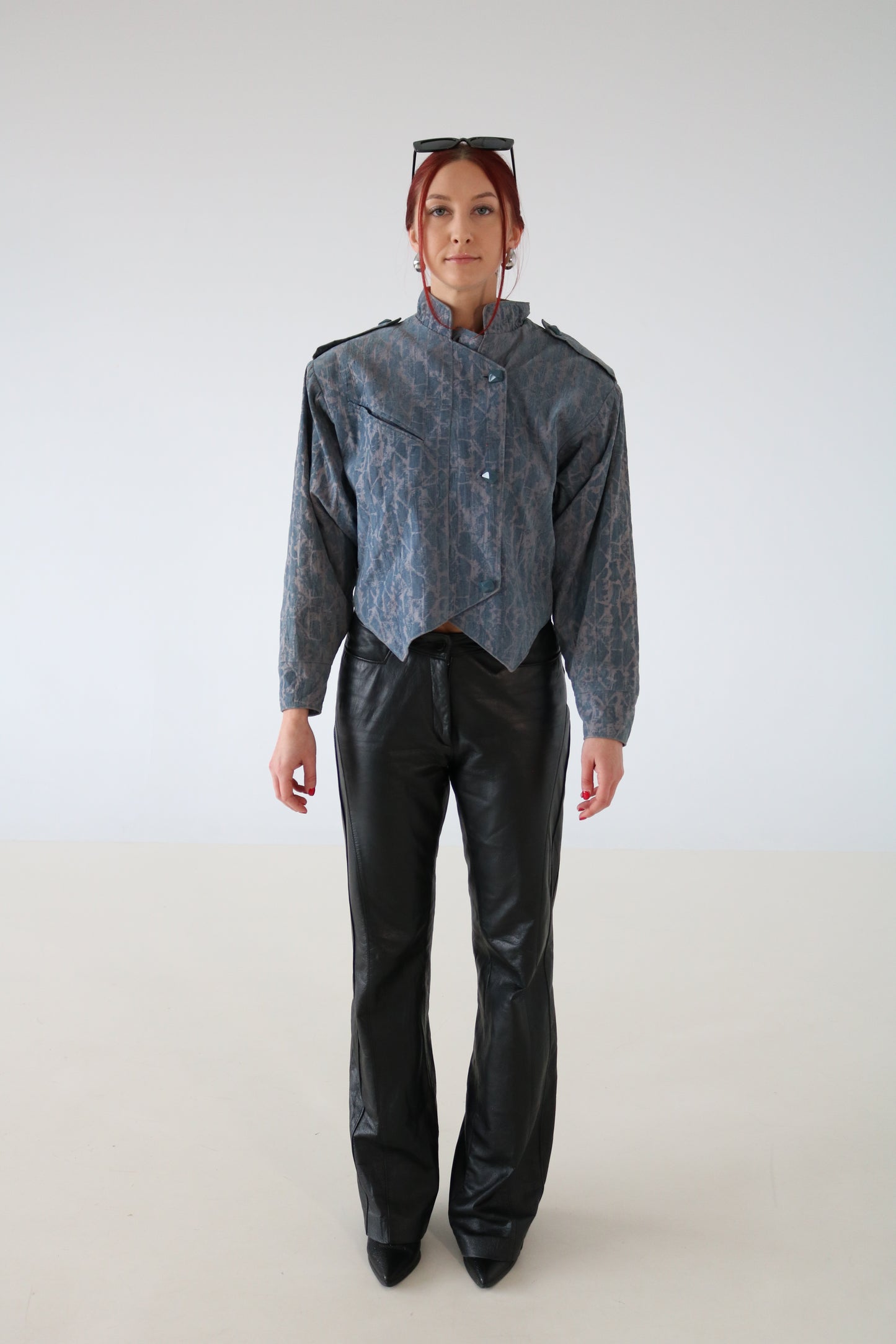 VESTE RETRO BLEU