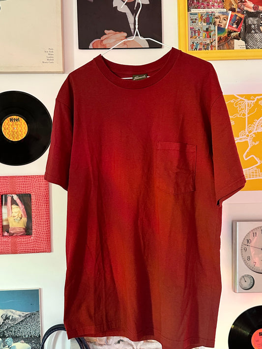 TSHIRT ROUGE BRULÉ