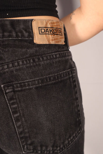 PANTALON DENIM	 NOIR