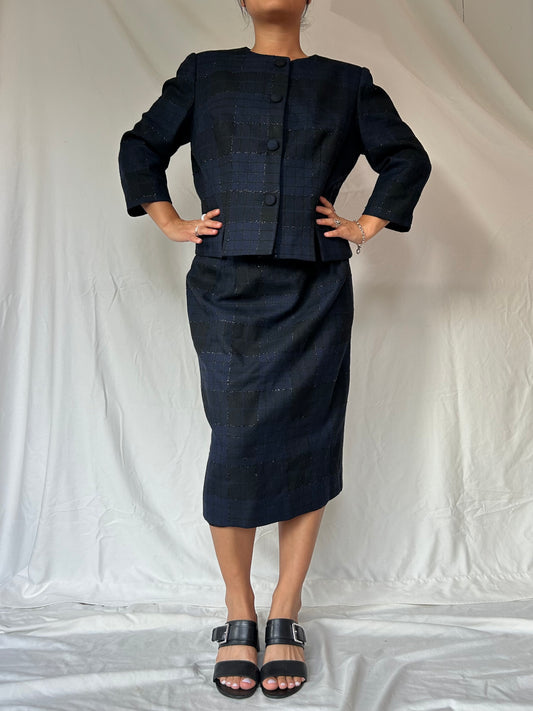 ENSEMBLE TAILLEUR A CARREAUX