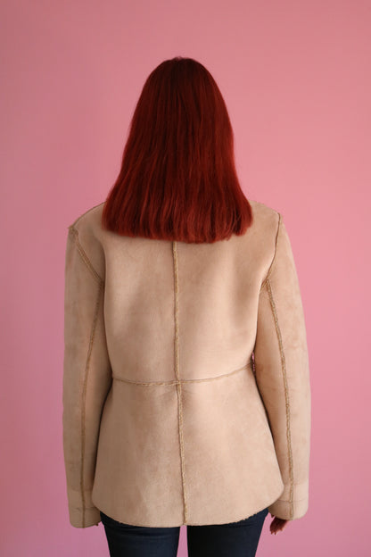 MANTEAU SUÈDE BEIGE