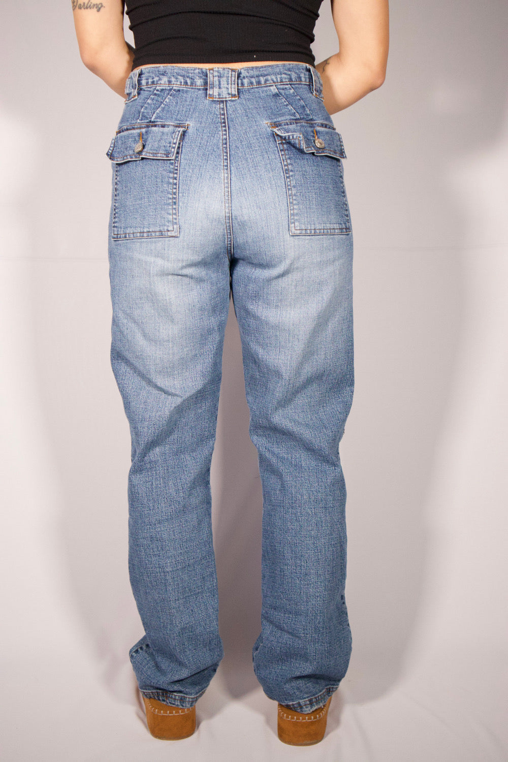 PANTALON DENIM BLEU CLAIR