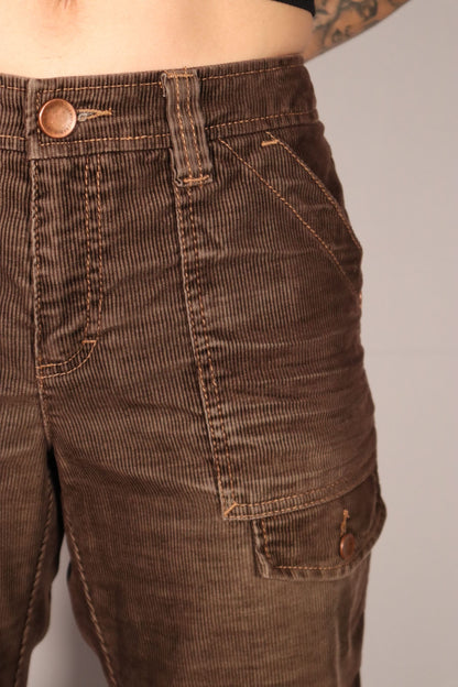 PANTALON CORDUROY BRUN